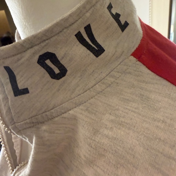 Inspired Hearts Quarter Zip Light Weight Sweatshirt - Picture 10 of 12